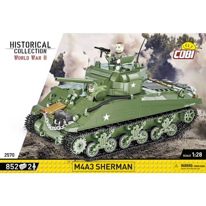 M4A3 Sherman (852pcs) 2570 Cobi