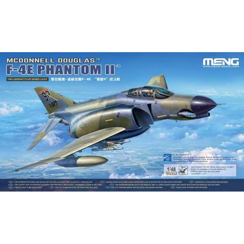 1/48 McDonnell Douglas F-4E Phantom II LS-017 Meng Model