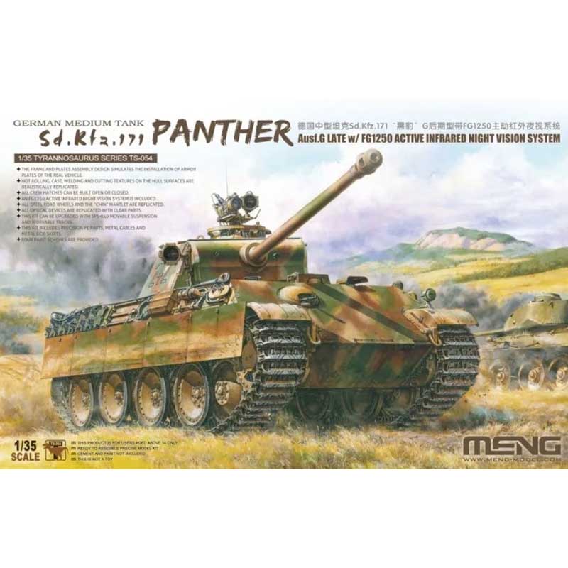 1/35 Sd.Kfz. 171 Panther Ausf G Late w/ FG1250 TS-054 Meng Model
