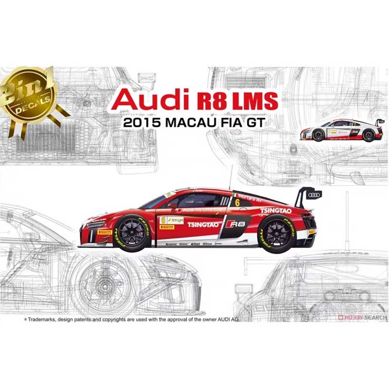 1/24 Audi R8 LMS GT3 2015 Macau GT3 World Cup PN24024 NuNu