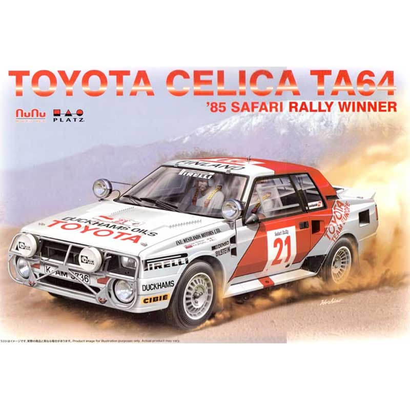 1/24 Toyota Celica TA64 '85 Safari Rally Winner PN24038 NuNu