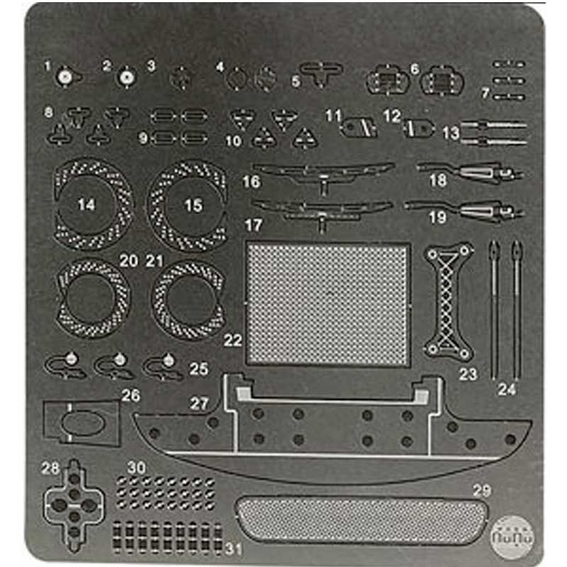 1/24 Racing Series BMW 320i E46 2001 Macau Guia Race Winner Detail Up Parts NE24041 NuNu