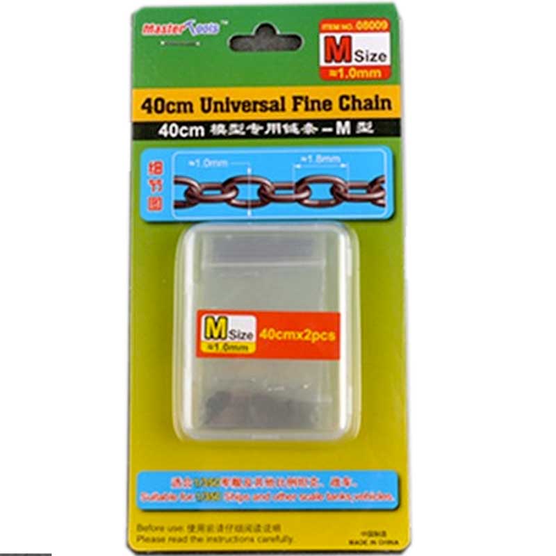 40cm Universal Fine Chain M Size 1.0mm X 1.8mm 08009 Trumpeter