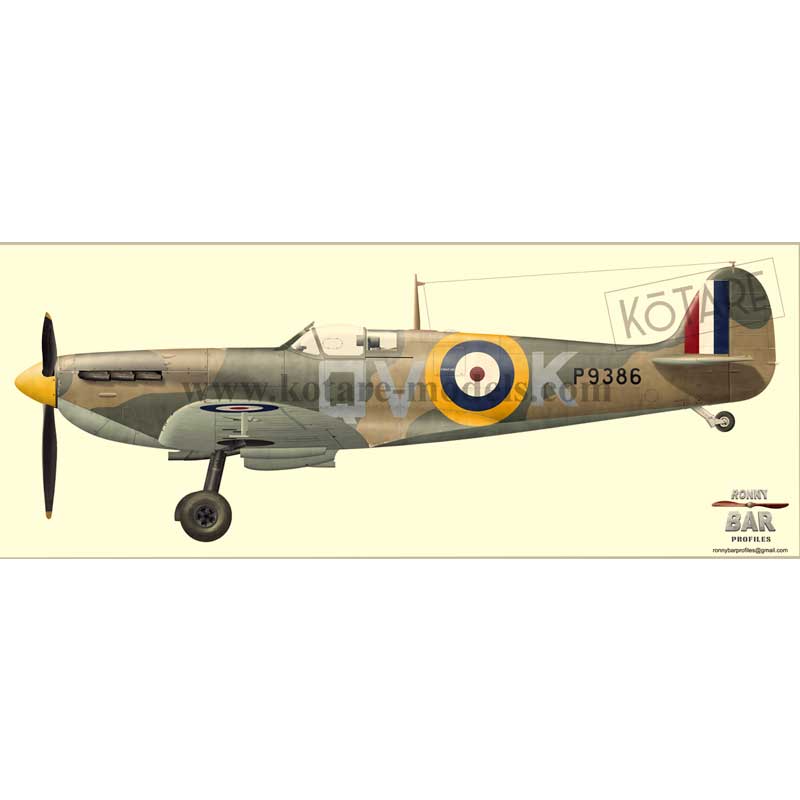 1/32 Supermarine Spitfire Mk I Brian Lane Kotare K32601