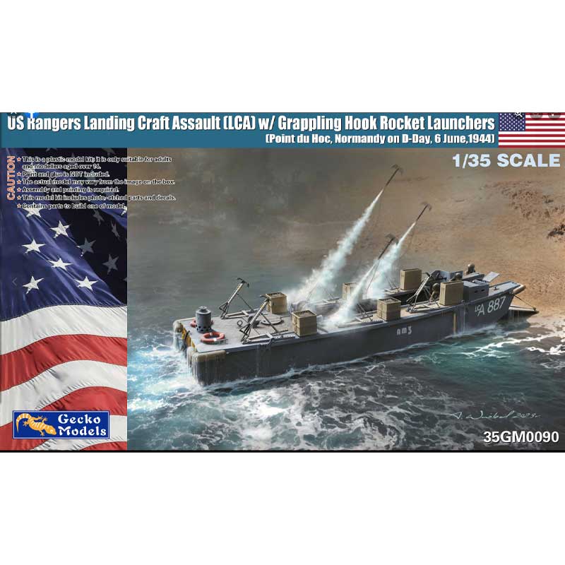 Gecko Models US Rangers LC(A) with Grappling Hooks (1/35) 35GM0090