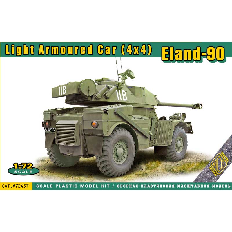 1/72 Eland-90 Light Armoured Car (4x4) 72457 ACE Models