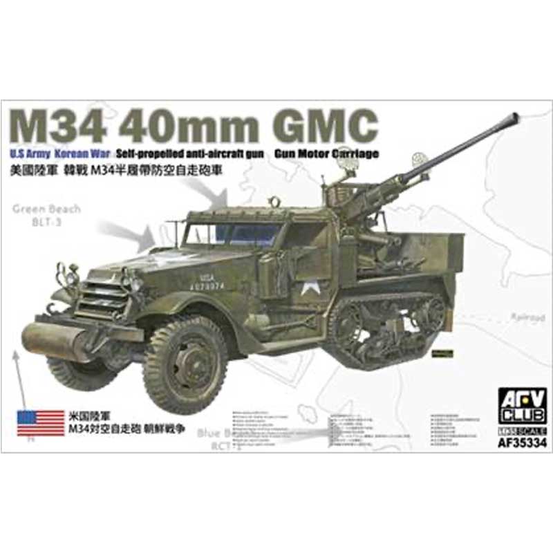AFV Club US Army M34 40mm Gun Motor Carriage, Korean War (1/35) AF35334