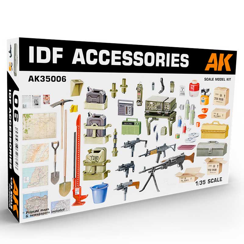 AK Interactive IDF Accessories (1/35) AK-35006