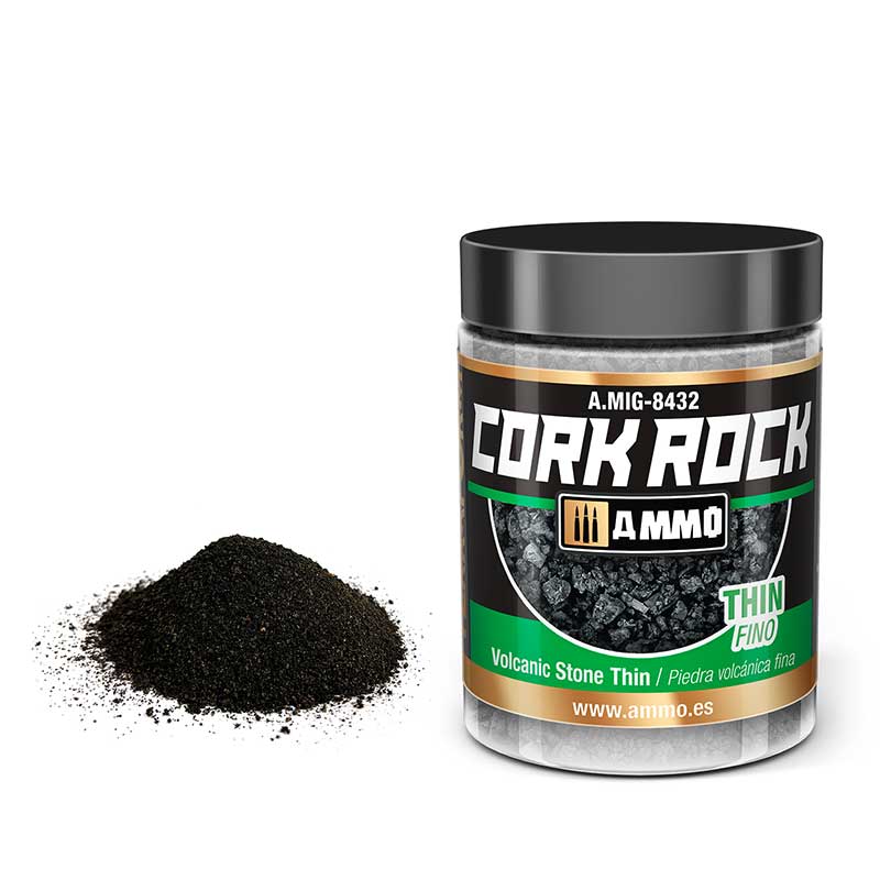 100ml Terraform Cork Rock Volcanic Rock Thin A.MIG-8432 Ammo