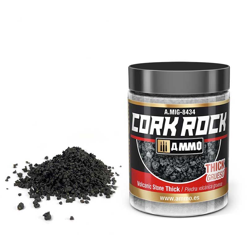 100ml Terraform Cork Rock Volcanic Rock Thick A.MIG-8434 Ammo