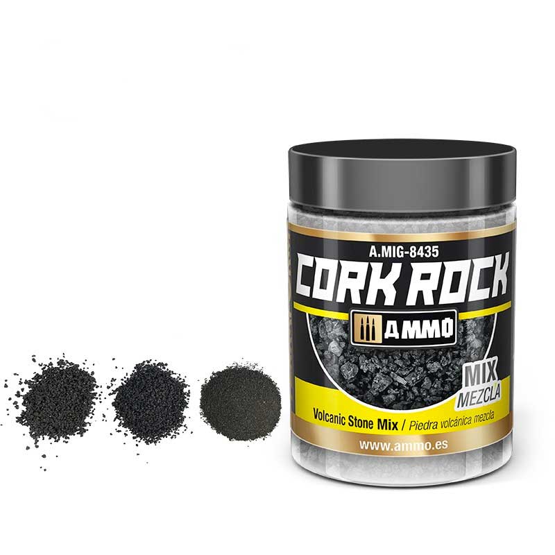 100ml Terraform Cork Rock Volcanic Rock Mix A.MIG-8435 Ammo