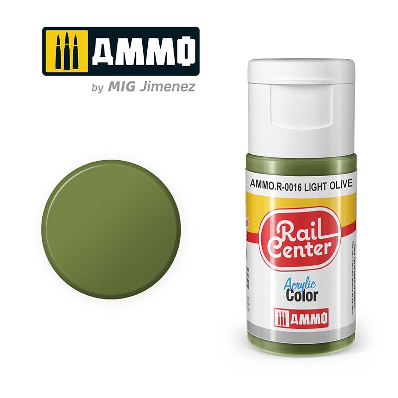 15ml Light Olive - Rail Centre AMMO.R-0016 Ammo