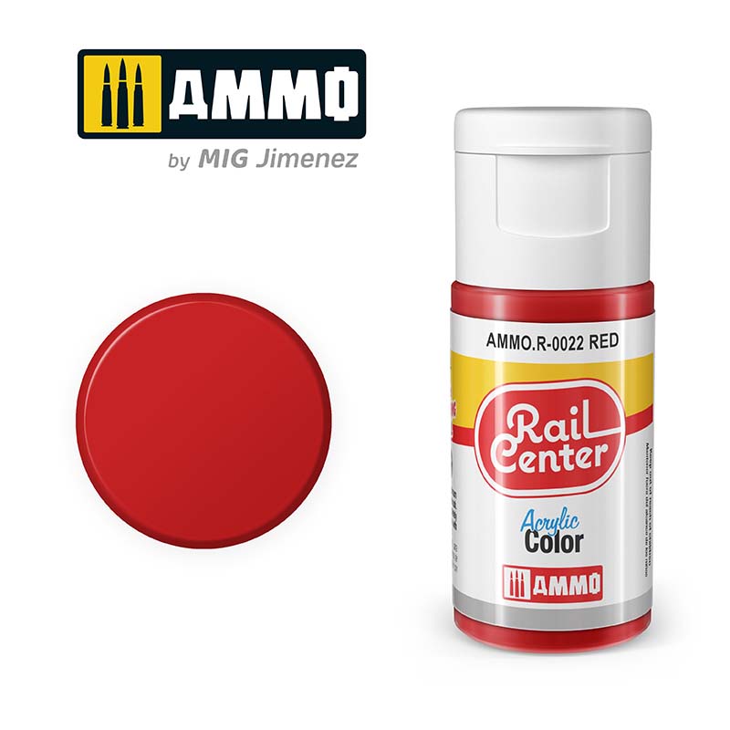 15ml Red - Rail Centre AMMO.R-0022 Ammo