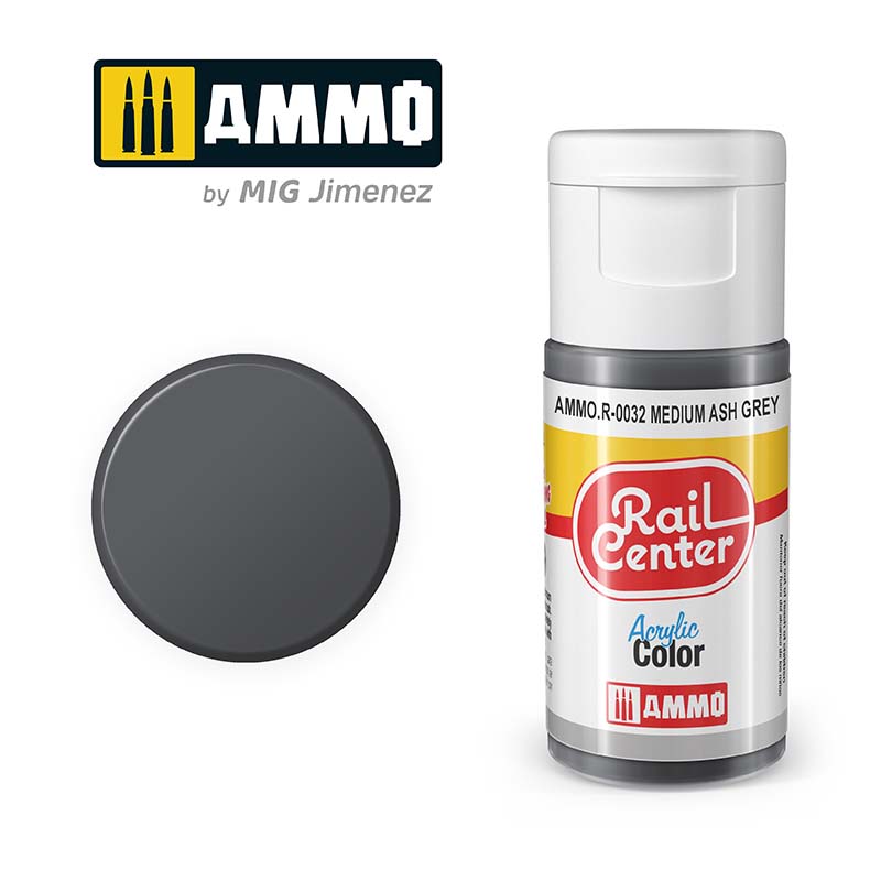15ml Medium Ash Grey - Rail Centre AMMO.R-0032 Ammo