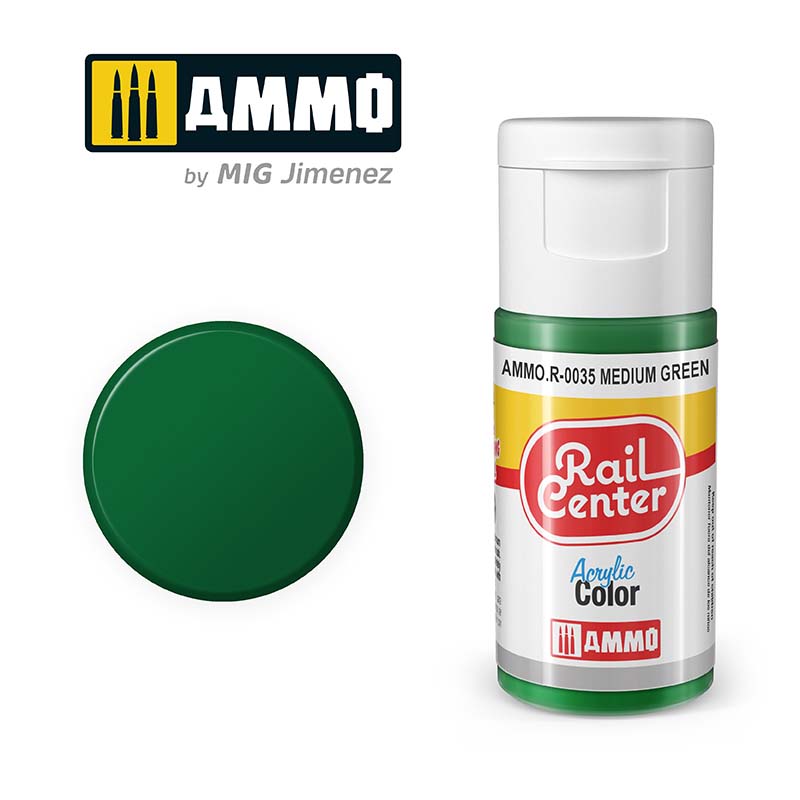 15ml Medium Green - Rail Centre AMMO.R-0035 Ammo