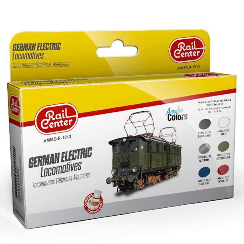 German Electric Locomotives Paint Set AMMOR1013 Ammo