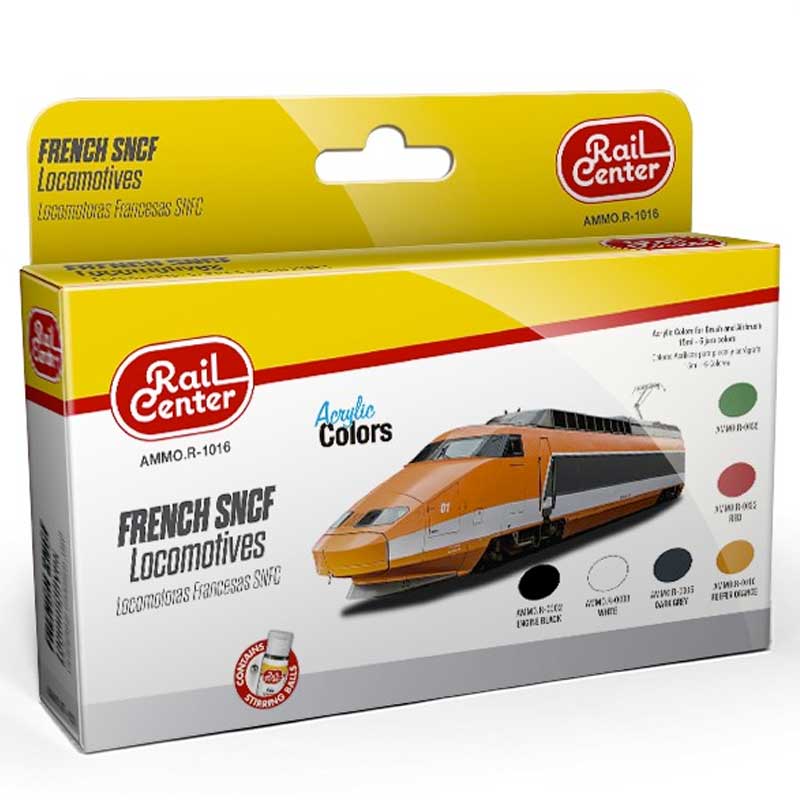 French SNCF Locomotives Paint Set AMMOR1016 Ammo