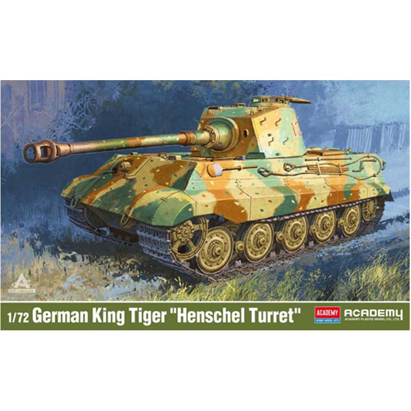 Academy German King Tiger Henschel Turret 1944/45 (1/72) 13423