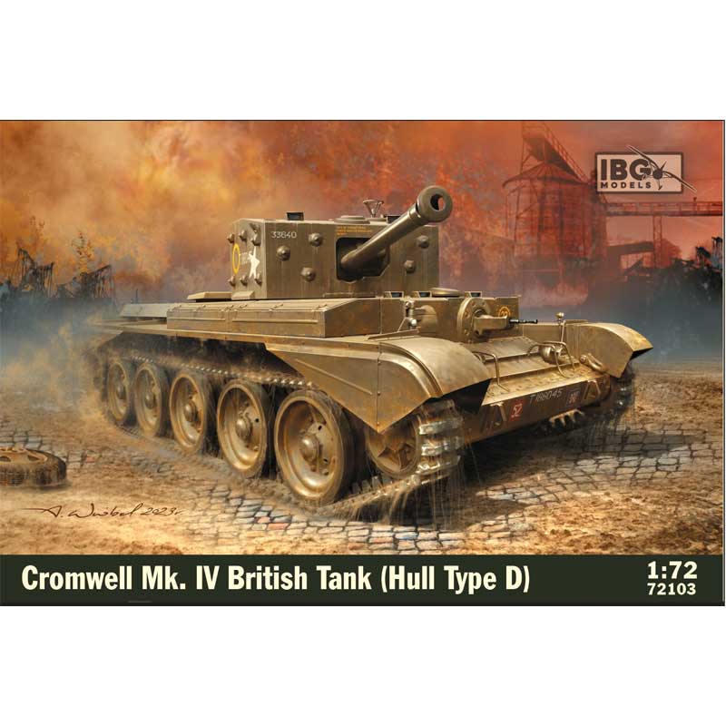 IBG Models Cromwell Mk.IV British Tank (Hull type D) (1/72) 72103