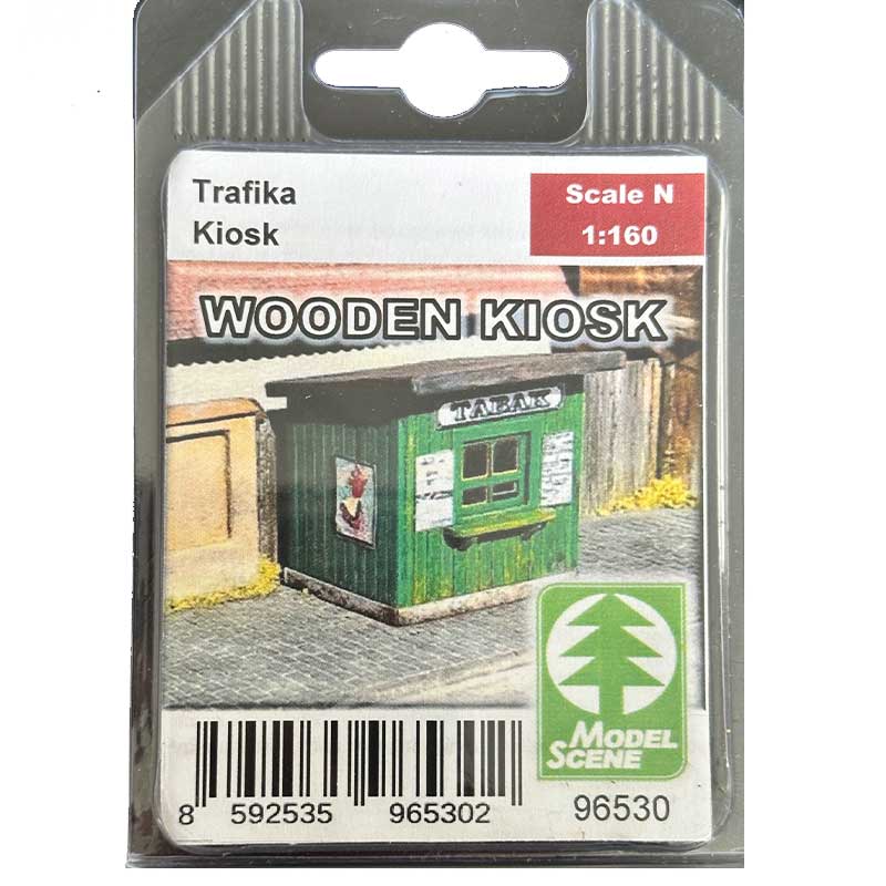 Wooden Kiosk N (kit) 96530 Model Scene