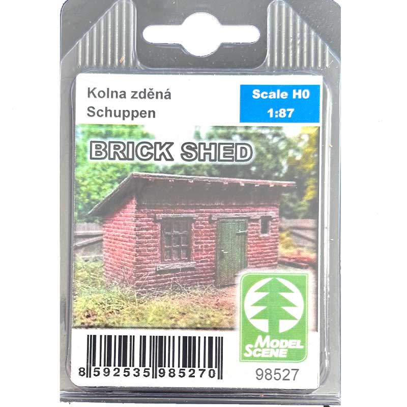 Brick Shed H0 (kit) 98527 Model Scene