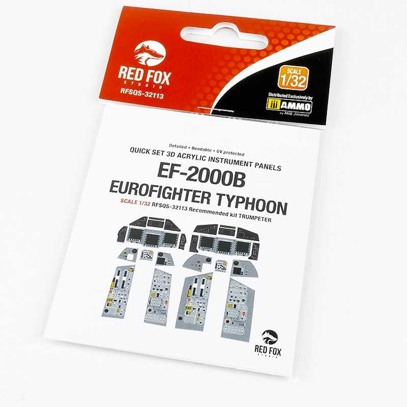 1/32 EF-2000B Eurofighter Typhoon (for Trumpeter kit) RFSQS-32113 Red Fox Studio