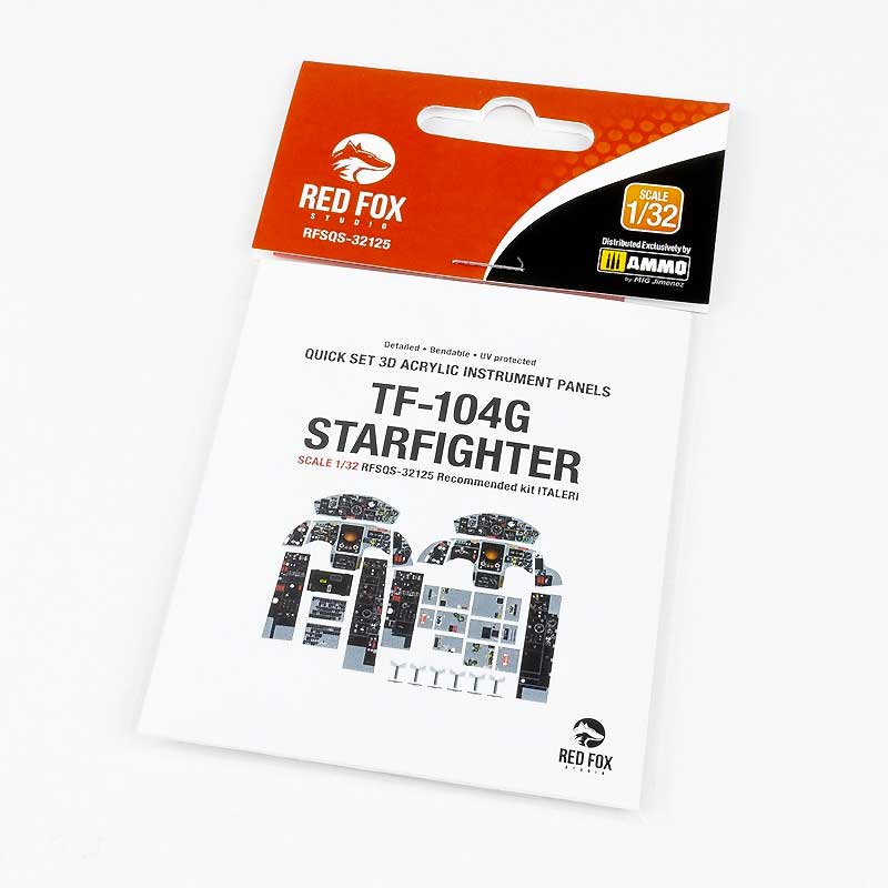 1/32 TF-104G Starfighter (for Italeri kit) RFSQS-32125 Red Fox Studio