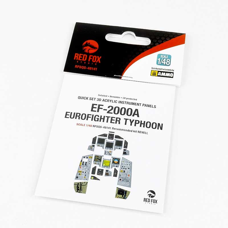 1/48 EF-2000A Eurofighter Typhoon (for Revell kit) RFSQS-48141 Red Fox Studio