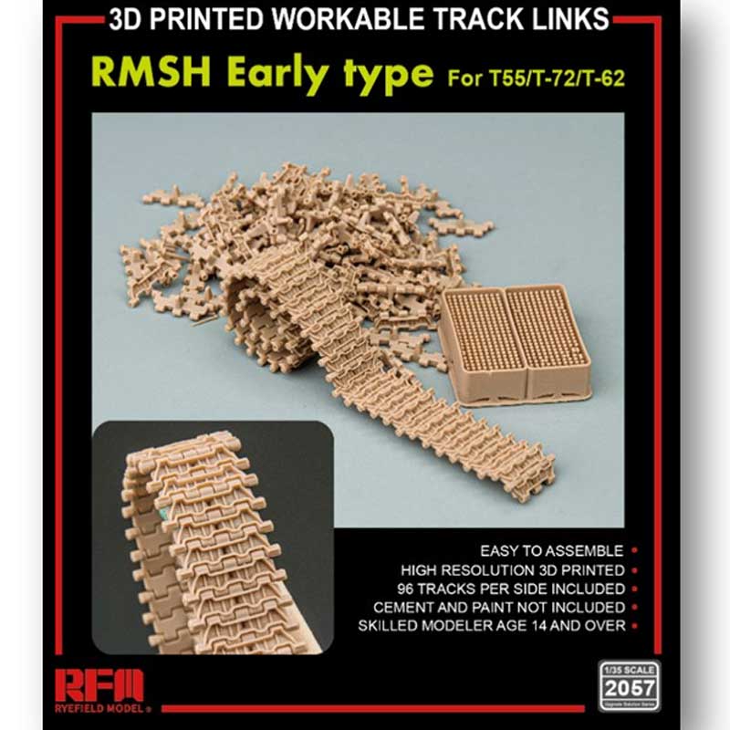 Rye Field Models 3D Printed Track Links Rmsh Early Type (1/35) RM2057