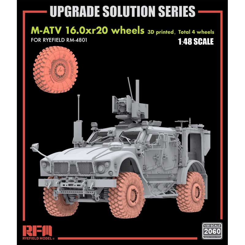 Rye Field Models M-ATV 16.0xR20 Wheels (1/48) RM2060