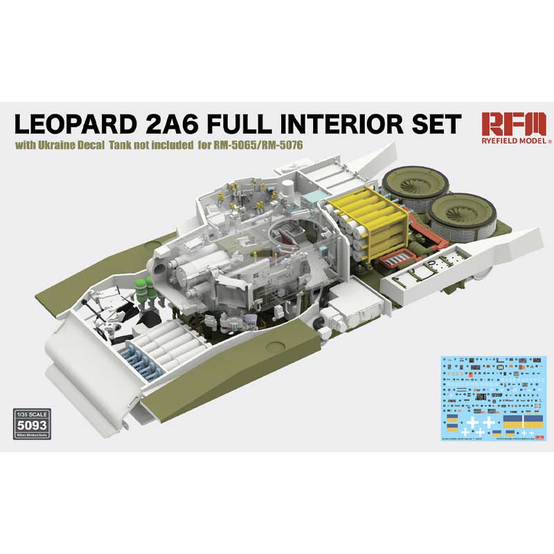 Rye Field Models Interior Detail Set for Leopard 2A6 (1/35) RM5093