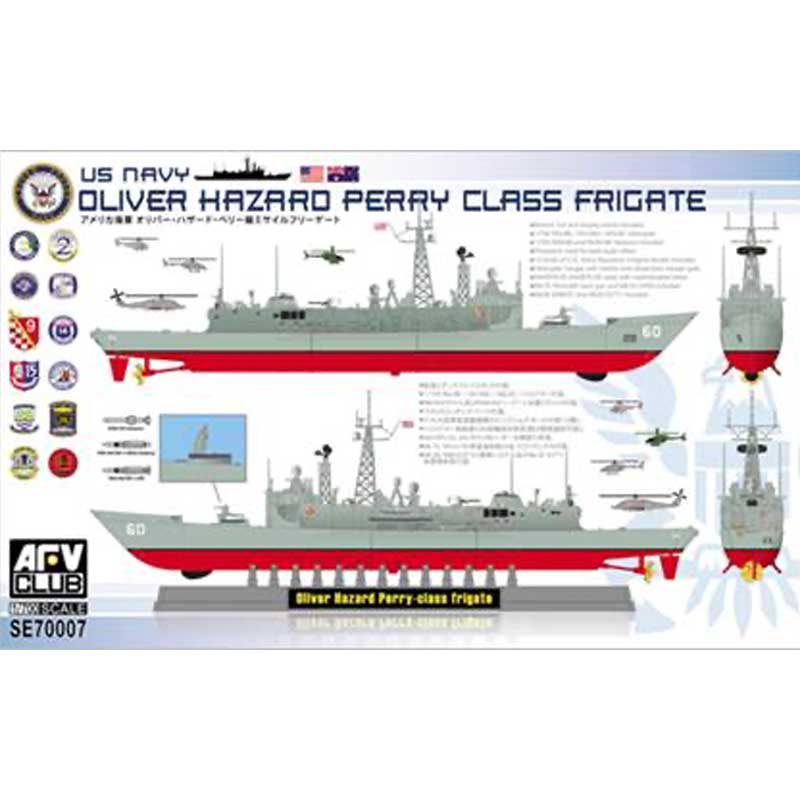 AFV Club USS Oliver Hazard Perry Class Frigate, 1977 present (1/700) SE70007