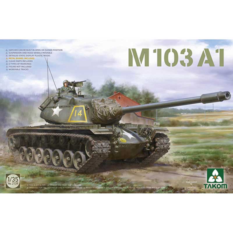 1/35 US M103A1 Heavy Tank c.1959 02139 Takom