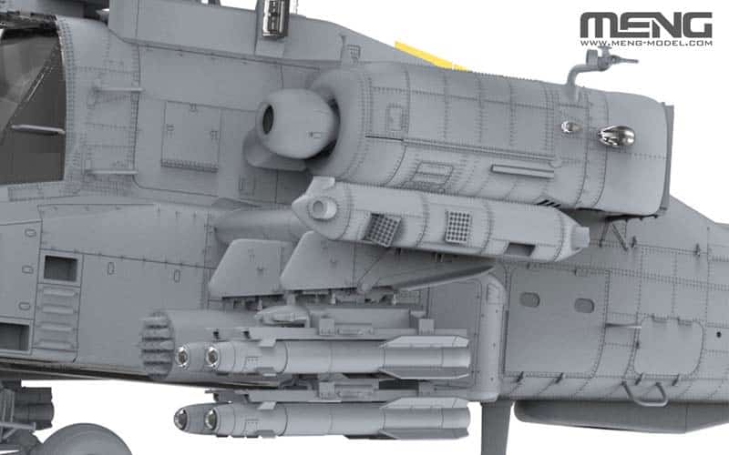 1/35 Boeing AH-64D Apache Longbow Meng Model QS-004