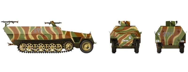 Das Werk Sd.Kfz. 251/1 Ausf. D (1/16) DW16005