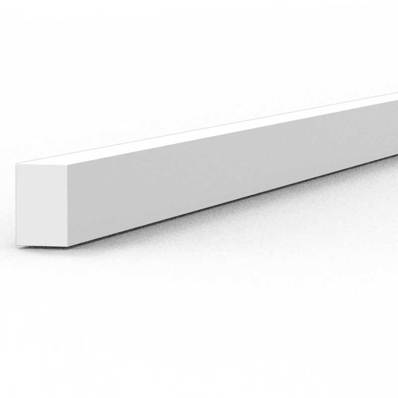 AK Interactive Strips 0.75 x 0.50 x 350mm - ABS STRIP AK-6713
