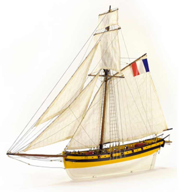 1/50 Le Renard Corsair Cutter AL22401 Artesania Latina