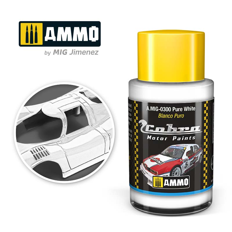 30ml Cobra Motor Pure White Ammo A.MIG-0300