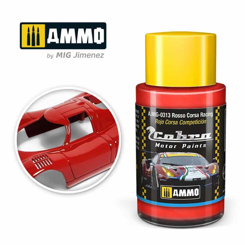 30ml Cobra Motor Rosso Corsa Racing  A.MIG-0313 Ammo