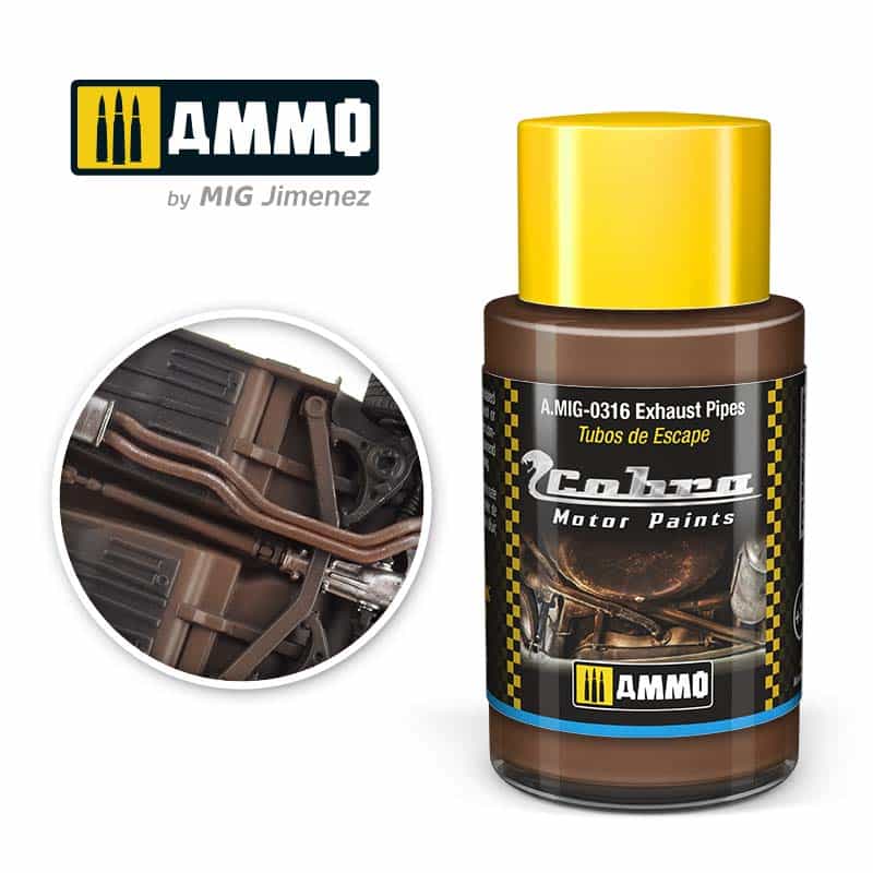 30ml Cobra Motor Exhaust pipes A.MIG-0316 Ammo
