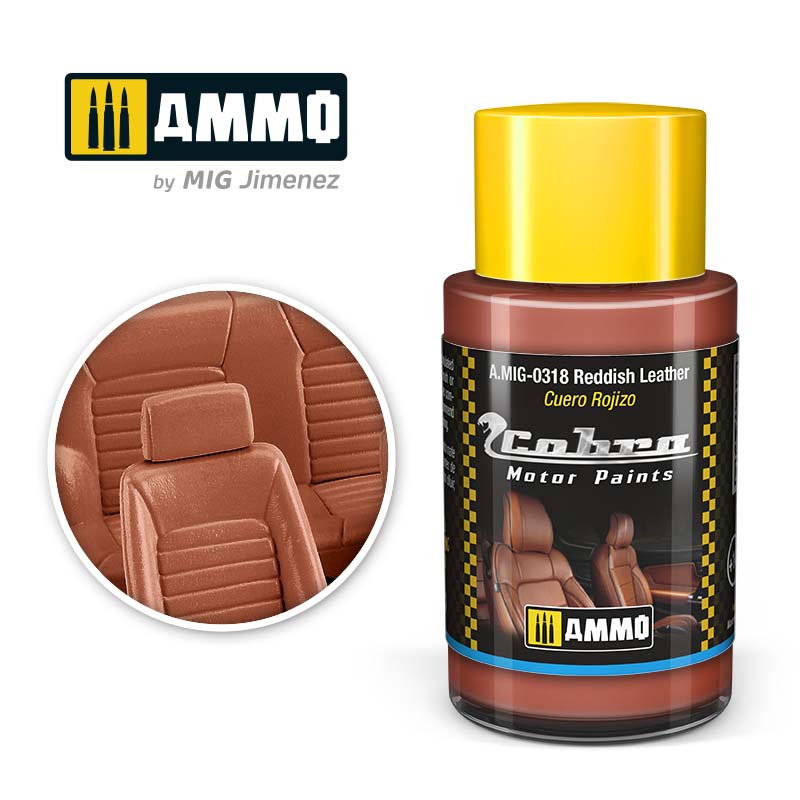 30ml Cobra Motor Reddish Leather A.MIG-0318 Ammo