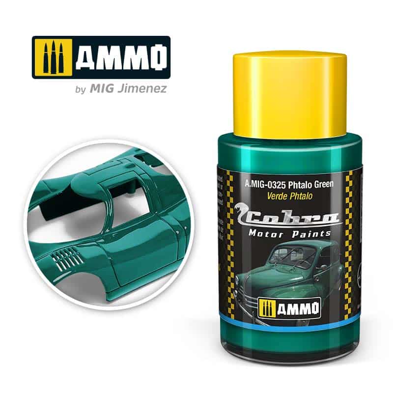 30ml Cobra Motor Phtalo green A.MIG-0325 Ammo