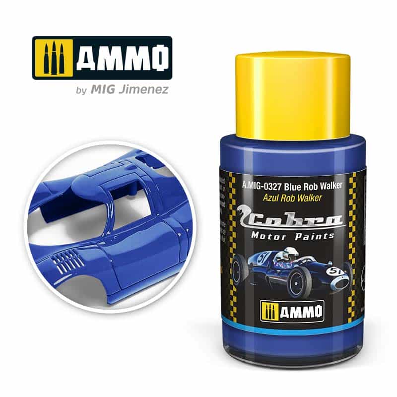 30ml Cobra Motor Blue Rob Walker A.MIG-0327 Ammo