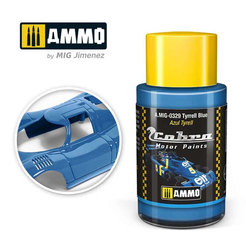 30ml Cobra Motor Tyrrell Blue A.MIG-0329 Ammo