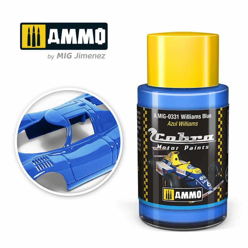 30ml Cobra Motor Williams Blue A.MIG-0331 Ammo