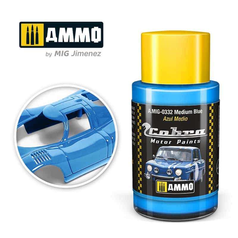 30ml Cobra Motor Medium Blue A.MIG-0332 Ammo