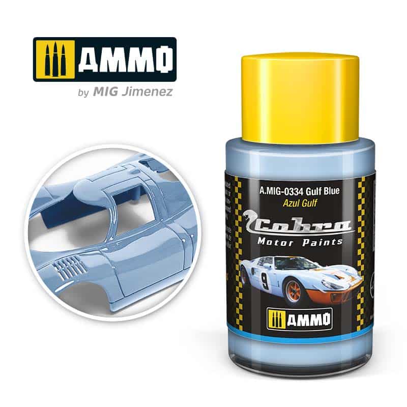 30ml Cobra Motor Gulf Blue A.MIG-0334 Ammo
