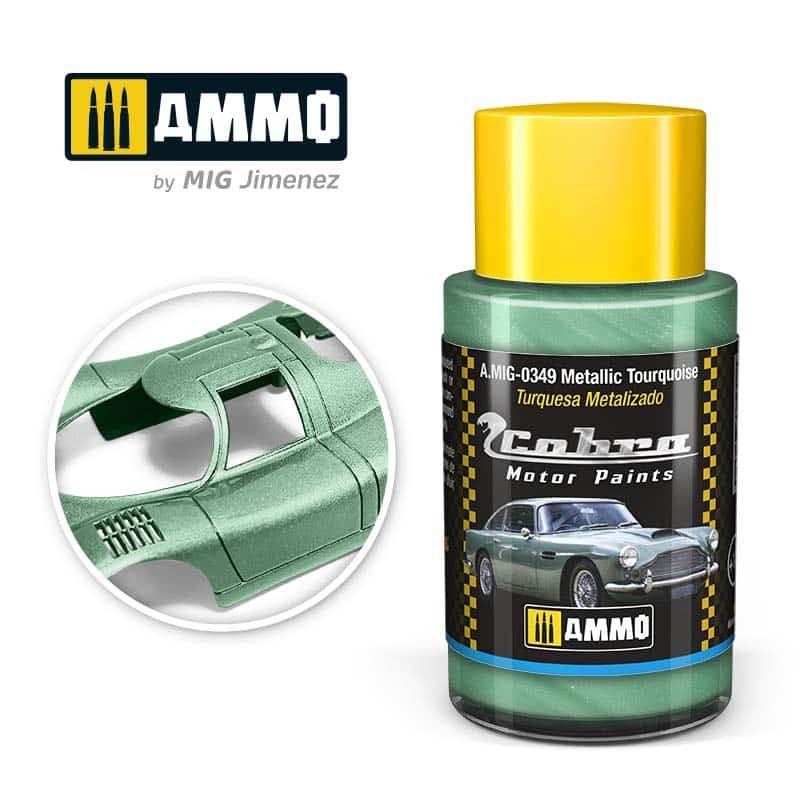 30ml Cobra Motor Metallic Tourquoise  A.MIG-0349 Ammo