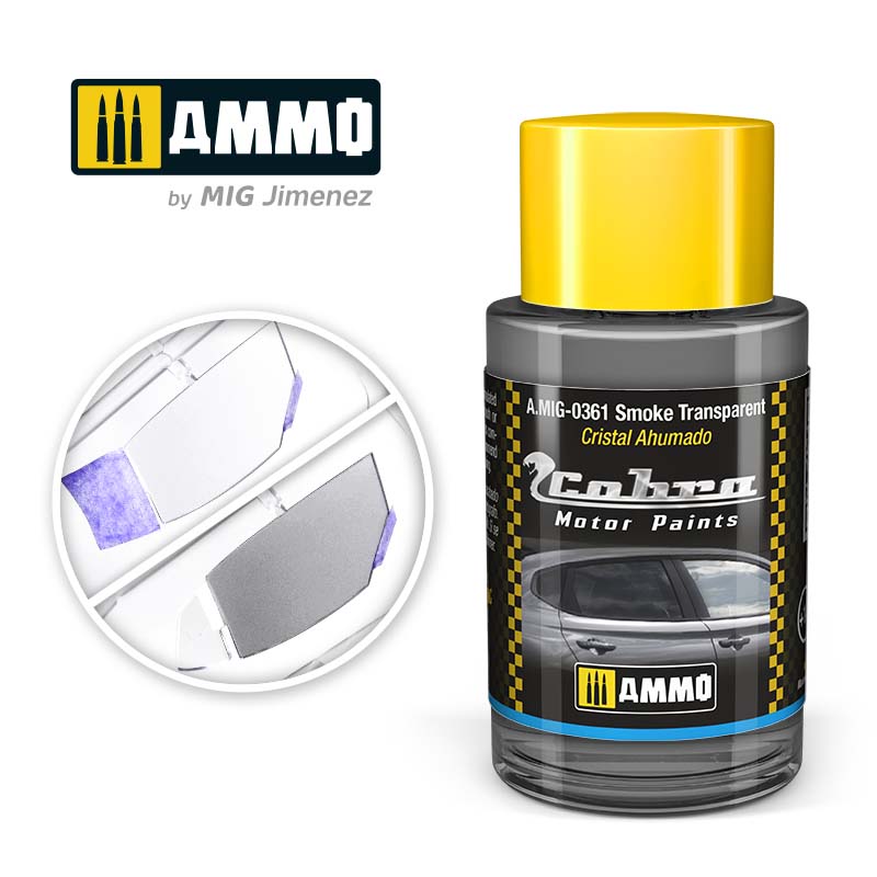 30ml Cobra Motor Smoke transparent A.MIG-0361 Ammo