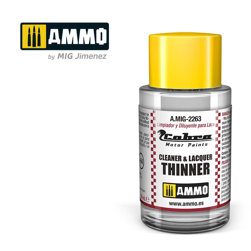 30ml Cobra Motor Cleaner & Thinner Lacquer A.MIG-2263 Ammo